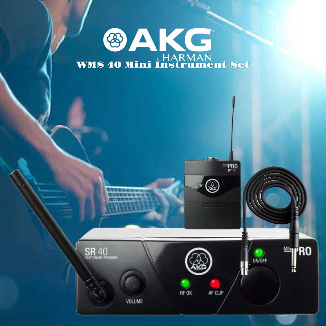 Instrumental Set Akg Wms Mini HOT Receiver Akg Wms 40 Mini